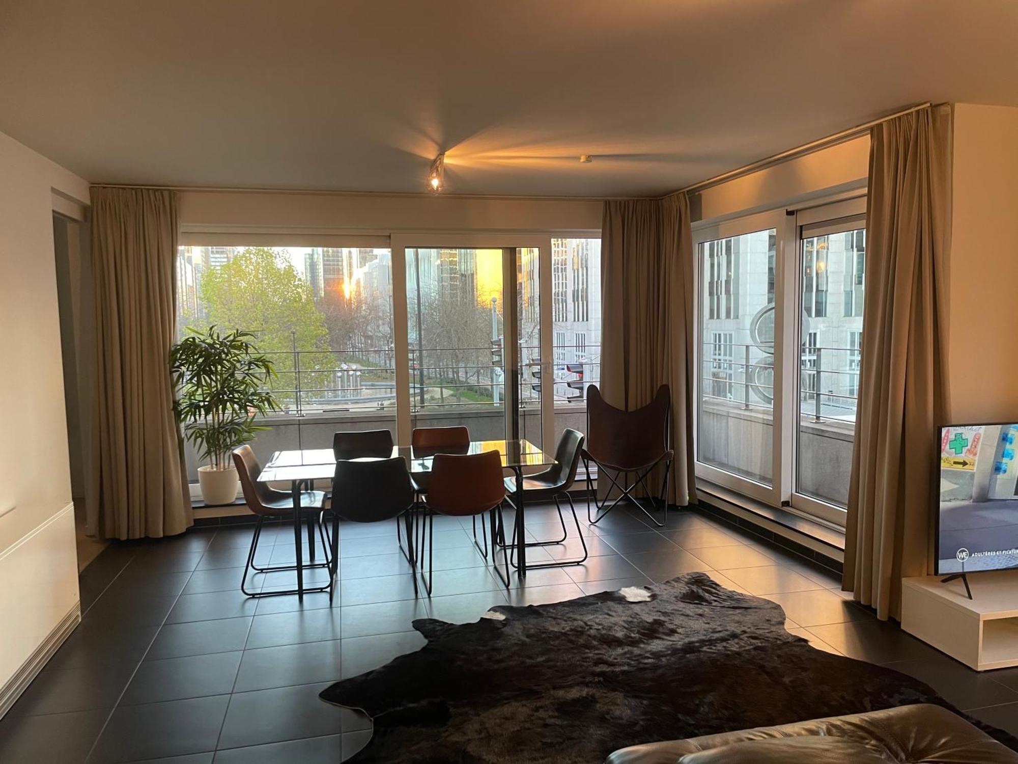 Apartment In Heart Of Brussel City With Balcony View 외부 사진